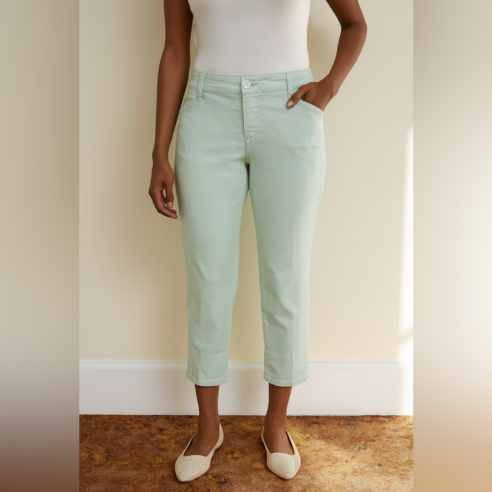 Armani Exchange Mint Green Stretch Pants – Size 6